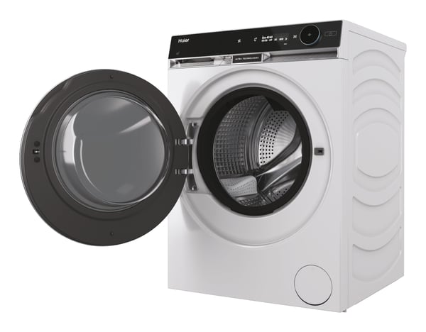 Haier HWD120-BD16397EUS kombinerad tvättmaskin och Tumlare Fristående Frontmatad Vit