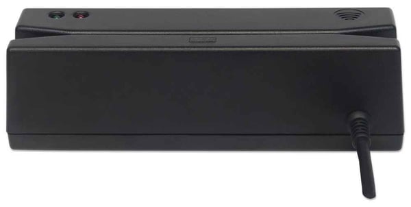 Manhattan 460255 magnetkortsläsare USB Svart