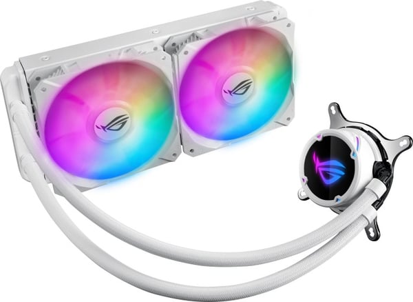 ASUS ROG Strix LC 240 RGB White Edition Processor Allt-i-ett vätskekylare 12 cm Vit
