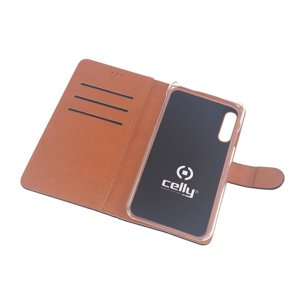 Celly WALLY mobiltelefonfodral 16 cm (6.3") Folio Svart
