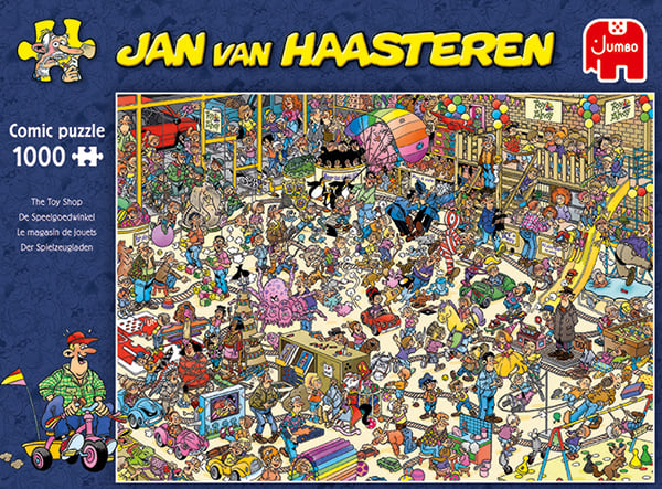 Jan van Haasteren The Toy Shop 1000 pcs Pussel 1000 styck Serietidning