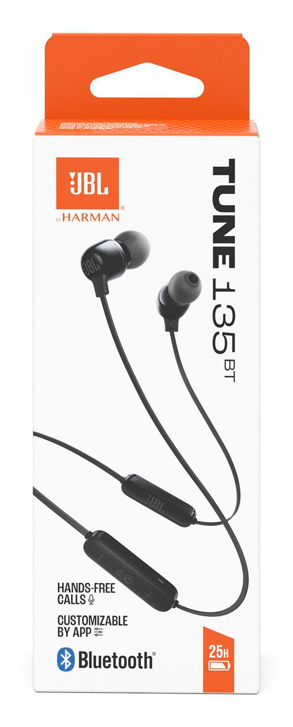 JBL Tune 135BT Headset Trådløs I ørerne Opkald/musik Bluetooth Sort