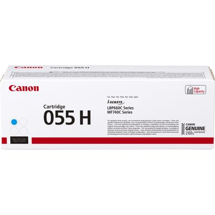 Canon 055H Tonerkassett 1 styck Original Cyan