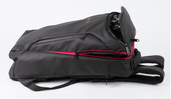 Konix Drakkar KX DK RAGNARR 17' GAMING BACKPAC 43,2 cm (17") Rygsæk Sort, Rød