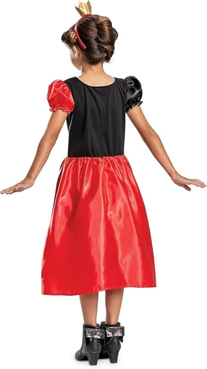 Disguise Queen of Hearts Smart kjole Barn Hunstik Film