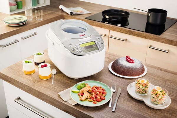 Tefal RK8121 riskokare 750 W Silver, Vit