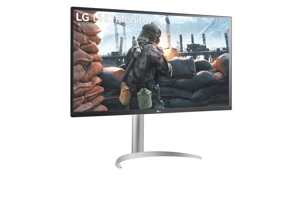 LG 27BP55U-B platta pc-skärmar 68,6 cm (27") 3840 x 2160 pixlar 4K Ultra HD LED Silver