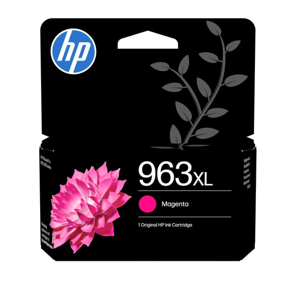 HP 963XL alkuperäinen riittoisa magenta mustepatruuna