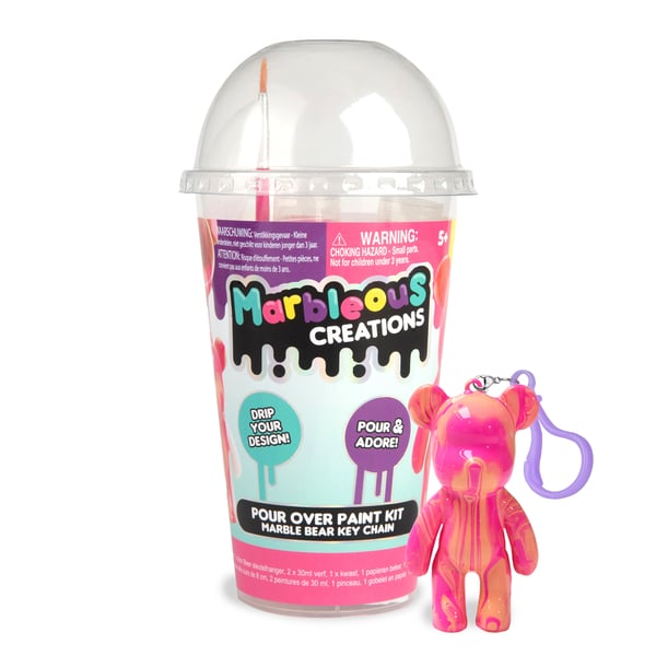 Gear2Play Marble Bear Pouring Keyring Kit