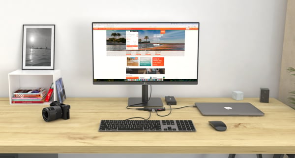i-tec C31TRAVELEASYDOCKPD kannettavien tietokoneiden telakka ja porttitoistin Langallinen USB 3.2 Gen 1 (3.1 Gen 1) Type-C Musta