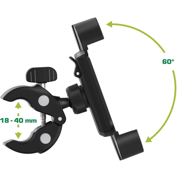 InLine 23156F holder Passiv holder Mobiltelefon/Smartphone, Navigator Sort