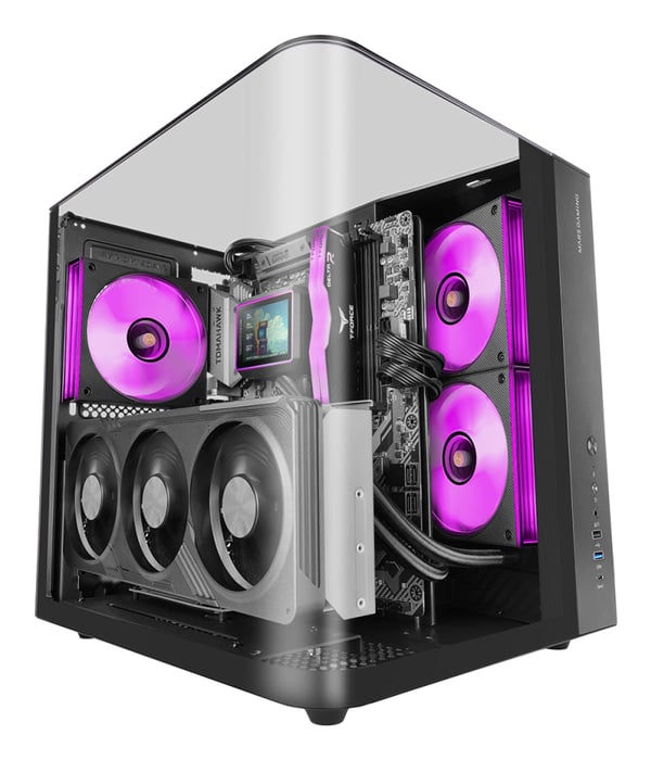 Mars Gaming MC-INFINIOLITE Midi Tower Svart