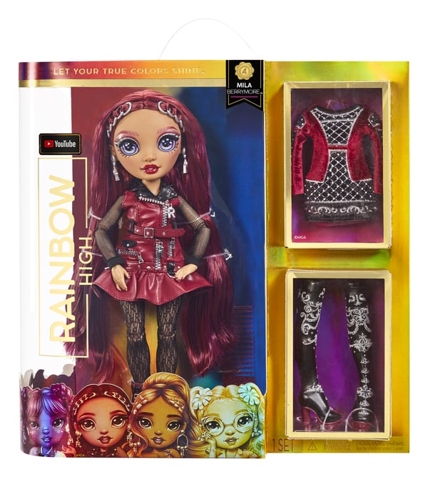 Rainbow High CORE Fashion Doll- Mila Berrymore (Burgundy)