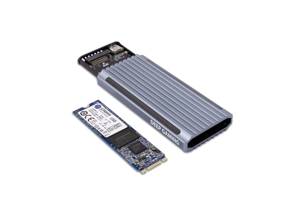 Deep Gaming DG-MCM-NVME1 drevkabinet SSD kabinet Sølv M.2