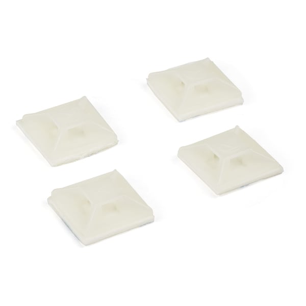 StarTech.com CBMCTM1 kabelbinderbeslag Hvid Nylon 100 stk