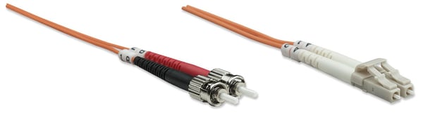 Intellinet 3m LC/ST InfiniBand och fiberoptisk kabel Orange