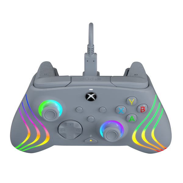 PDP Afterglow Wave Grå USB Spelplatta Analog / Digital PC, Xbox One, Xbox Series S, Xbox Series X
