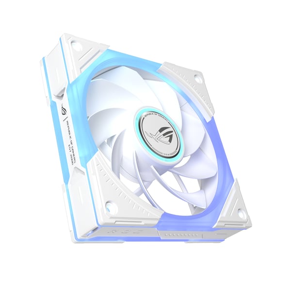 ASUS ROG Eurux GR120 ARGB Reverse Fan White Edition - Single Pack Computerkabinet Ventilator 12 cm Hvid 1 stk