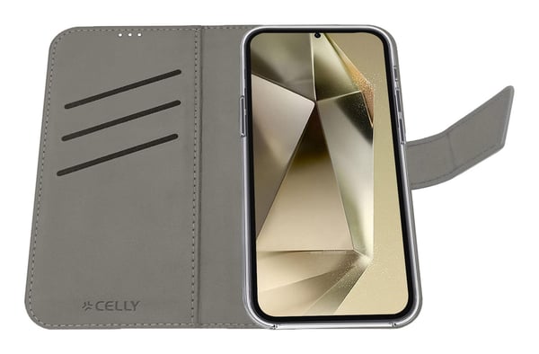 Celly WALLY mobiltelefon etui 17,5 cm (6.9") Tegnebogsetui Sort
