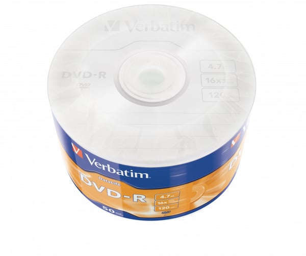 Verbatim 43791 tom DVD 4,7 GB DVD-R 50 stk