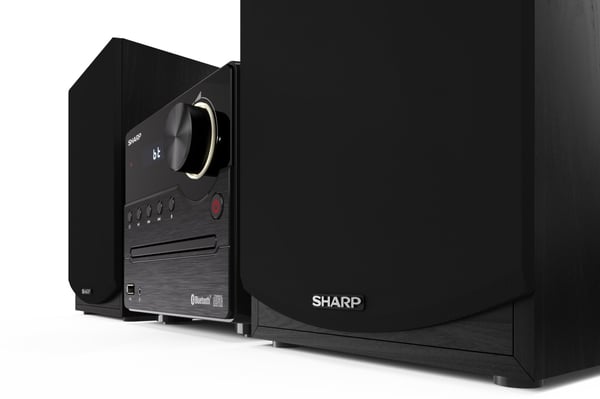 Sharp XL-B512(BK) hemmaljudsystem Hemmaljud mikrosystem 45 W Svart