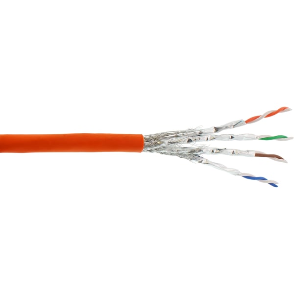 InLine 4043718208012 netværkskabel Orange 100 m Cat7a S/FTP (S-STP)