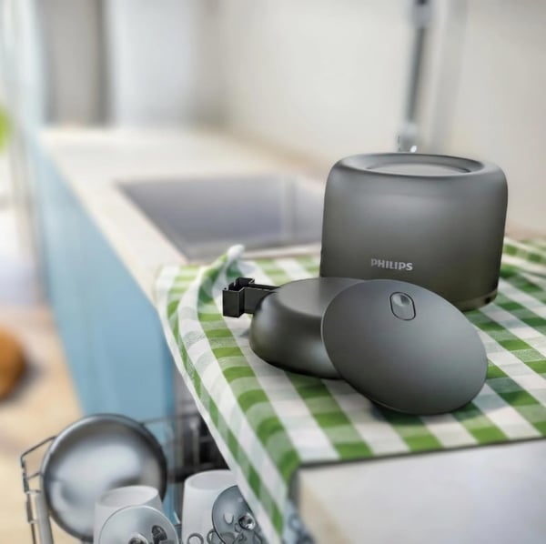 Philips 3000 series PAW3300/02 vandskål og foderautomat til hund og kat Plast Sort Automatisk foderautomat til kæledyr