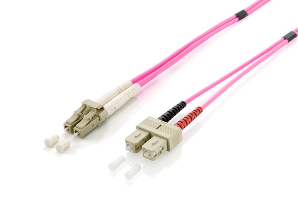 Equip 255536 InfiniBand och fiberoptisk kabel 10 m 2x LC 2x SC Rosa
