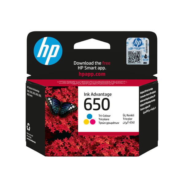 HP 650 svart original Advantage bläckpatron