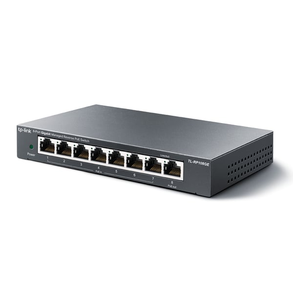 TP-Link Omada TL-RP108GE nätverksswitchar hanterad L2 Gigabit Ethernet (10/100/1000) Strömförsörjning via Ethernet (PoE) stöd Svart
