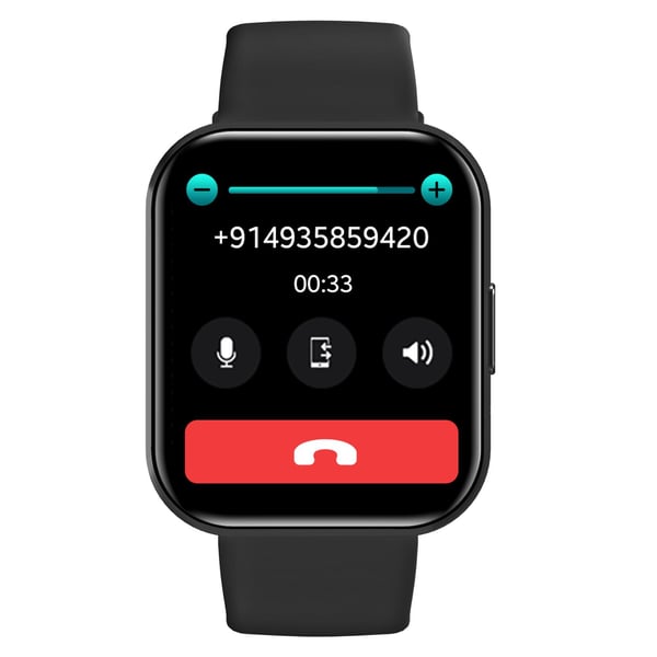 Celly TRAINERWATCH2BK smartklocka och träningsklocka 4,6 cm (1.81") Digital 320 x 320 pixlar Pekskärm Svart GPS