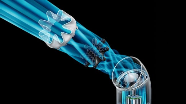 Dyson Hushjet Mini Cool Mørkeblå