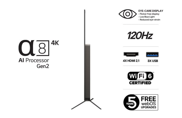 LG OLED AI 55" OLED B5 4K TV OLED55B56 (2025)