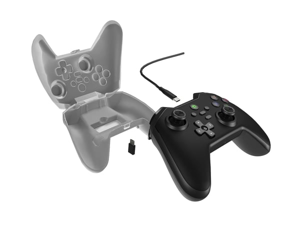 GENESIS Mangan 300 Svart USB Spelplatta Analog / Digital Android, Nintendo Switch, PC