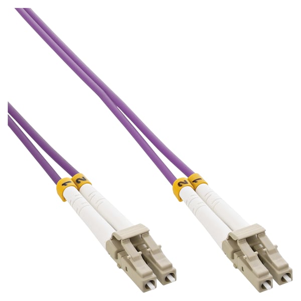 InLine 88541P InfiniBand- ja kuituoptiikkakaapeli 1 m Purppura