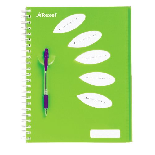 Rexel Joy blok og notesblok A4 250 ark Lime