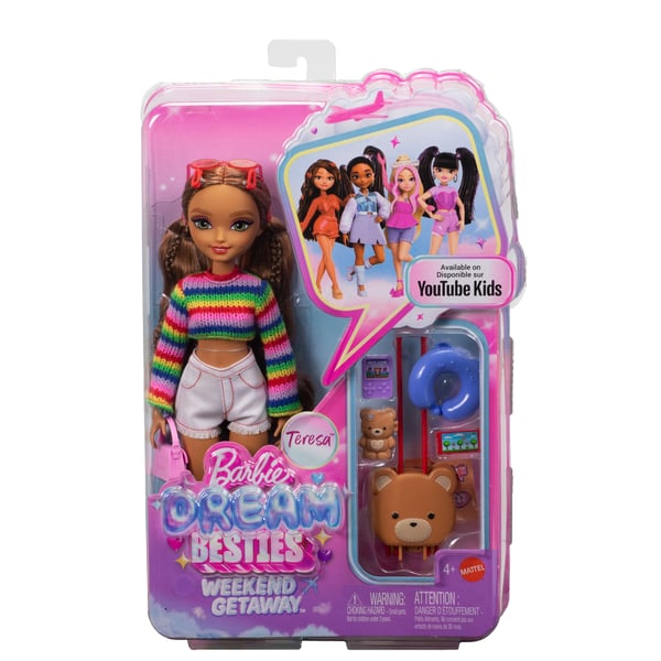 Barbie Dream Besties WEEKEND GETAWAY TERESA Doll and Accessories