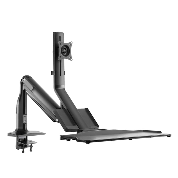 InLine 23174A skærmbeslag og -stativer 43,2 cm (17") Skrivebord Sort