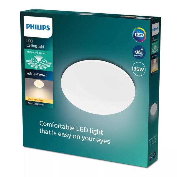 Philips Toiminnollinen Moire kattovalaisin 36W