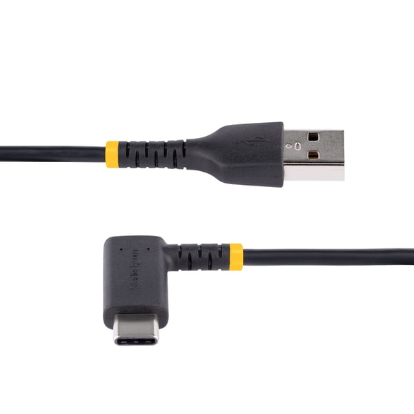 StarTech.com R2ACR-15C-USB-CABLE USB-kabel USB 2.0 0,15 m USB A USB C 0,48 Gbit/sek. 60 W Sort