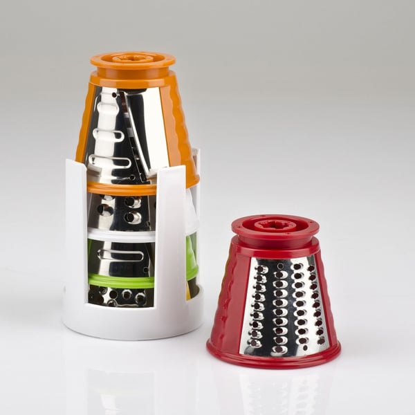 Girmi GT45 Elektriske rivejern og spiralizer Elektrisk rivejern Plast Flerfarvet