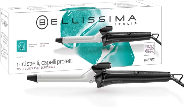 Imetec SALON EXPERT GT15 100 Kiharrusrauta Musta, Metallinen 1,8 m