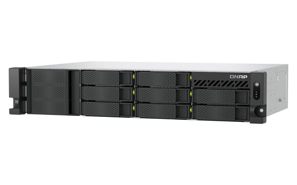 QNAP TS-H1065EU-RP Lagringsserver Rack (2U) 8 GB DDR5 0 TB QNAP QTS Svart
