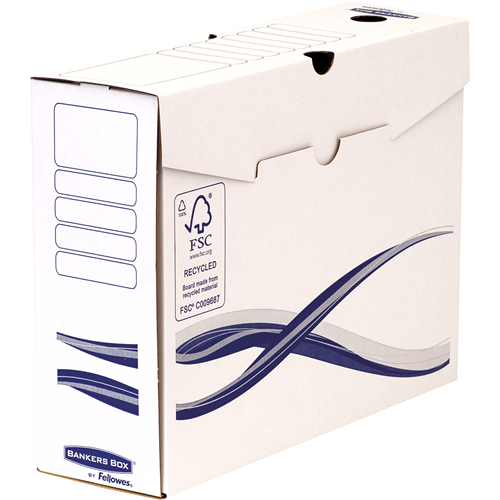 Fellowes 4460203 kansioiden säilytyslaatikko Paperi Valkoinen