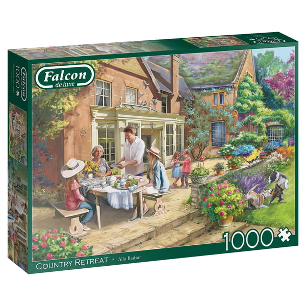 Falcon de luxe Country Retreat 1000pcs Puslespil 1000 stk Landskab