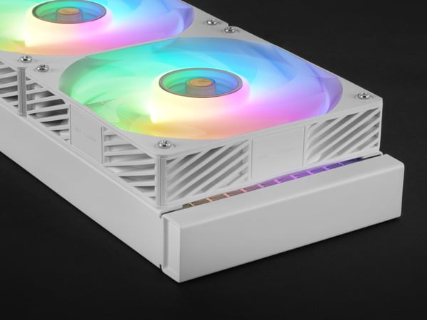 Mars Gaming ML-VISIONPRO240W Processor Alt-i-en væskekøler 12 cm Hvid 1 stk