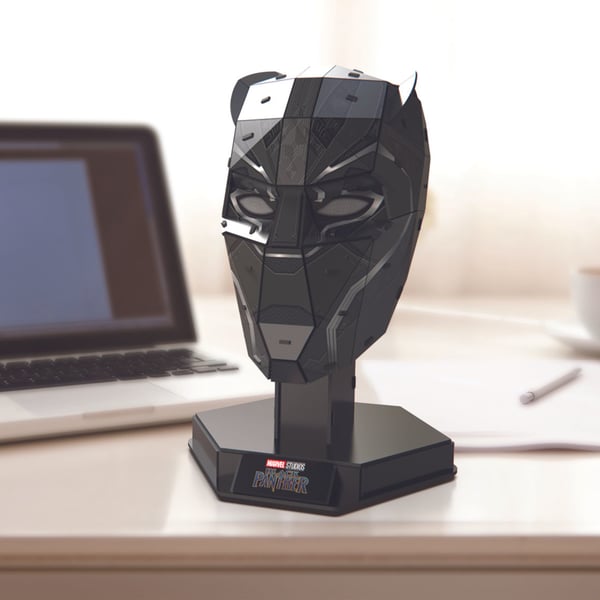 4D Build FDP FAP Marvel Black Panther Mask GML