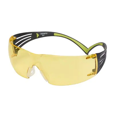 3M 7100078986 sikkerhedsbrille & brille Sikkerhedsbriller Plast Sort, Grøn