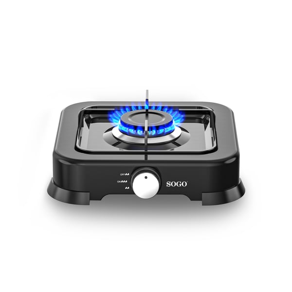 Sogo COC-SS-10233 kogeplade Sort Fritstående 29 cm Gaskomfur 1 zone(s)