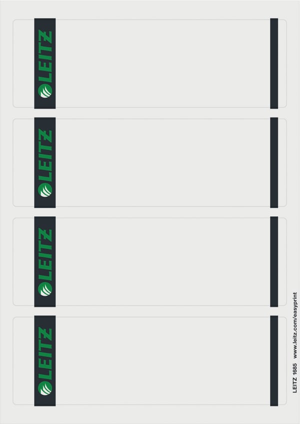 Leitz 16852085 självhäftande etiketter Rektangel Grå 100 styck Leitz 16852085 självhäftande etiketter Rektangel Grå 100 styck